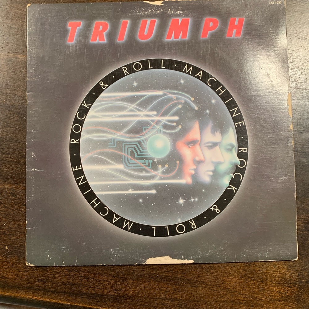 Triumph Rock & Roll Machine Signed Vinyl